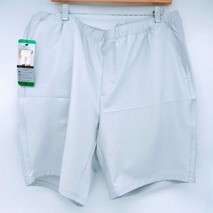 Greg Norman Men's XL Gray All Day Comfort Shorts Pull On Stretch New With Tags
